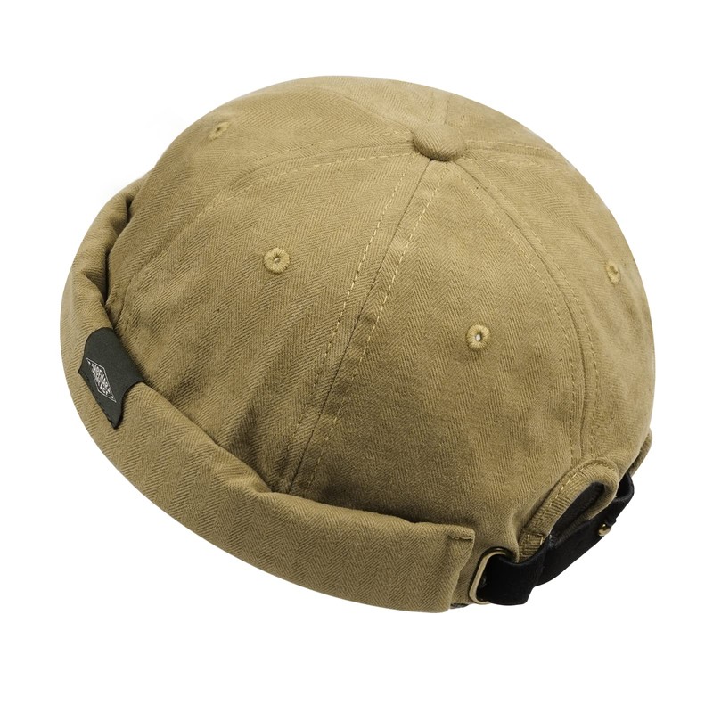 Clakllie Cotton Docker Cap, Sailor Harbour Hat, Original Docker Hat,