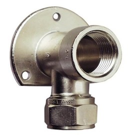 CORNAT TEC582624 Wall Plate Chrome 1/2x12mm, 1/2 Zoll x Ø 12 mm