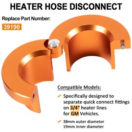 39190 Heater Hose Disconnect for GM 3/4'' Replacement