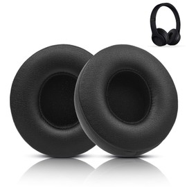 Solo 2 & 3 Earpads Replacement,Solo 3.0 Memory Foam Ear Cushion Cover Compatible with Beats Solo 2/5 Wireless on Ear Headphones ONLY