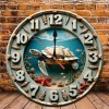 10-Inch Wooden Clock for a Magic Enthusiast with a Top