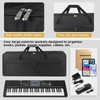 XIDIHF 61-Key Keyboard Case, Durable 10mm Full Padded Electric Piano