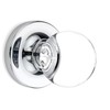Kobelle Passage Round Ball Crystal Door Knobs Polished Chrome Round