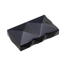 Colibri Premium Quasar SV-Cut 2 in 1 Cigar Cutter - Ergonomic Stainless Steel V-Cut and Straight Cut Style Spring-Loaded Blade, Ideal for up to 60+ Ring Gauge - Gift for Cigar Enthusiasts (Black)