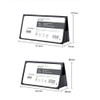 ECKEK Desk Name Plate Holder, Plastic Sign Holder for Table