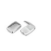 Pill Box Square Silver-Plated with Two Compartments Ideal for One-Handed