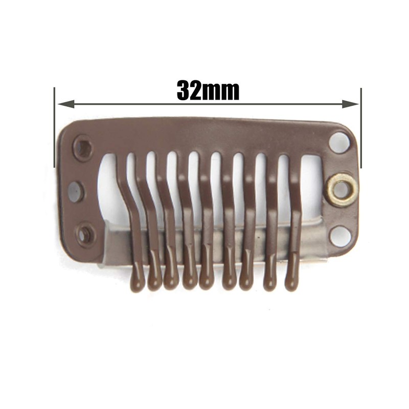 50pcs Hair Extension Clips Stainless Steel Snap Clips for Hair