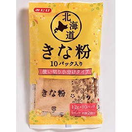 Mitake Mushrooms Hokkaido Kinako Flour 10 Packs (0.4 oz (12 g) x 10) x 6 Packs