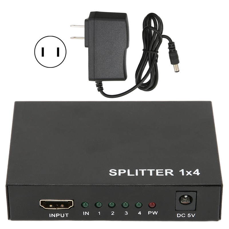 HD Multimedia Interface Splitter 1 in 4 Out 1080P Mirror