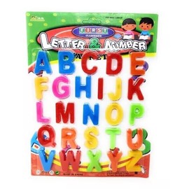 Magnetic Alphabet and Number Fridge Magnets, Large Letters, Educational Toy for Toddlers