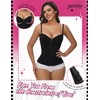 SHAPSHE Waist Trainer for Women Tummy Control Vest Black Corset