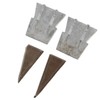 TEHAUX 4sets Axe Wedge Replacement Kit Cone Shaped Wedges for