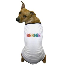 CafePress Bernie Vintage Rainbow Dog T Shirt Dog T-Shirt, Pet Clothing, Funny Dog Costume