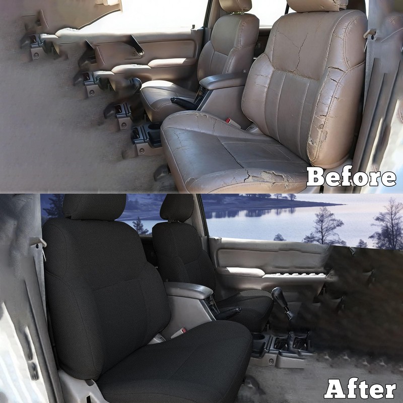 EDIETH Heavy Duty Front Seat Covers for Toyota 4Runner 1996
