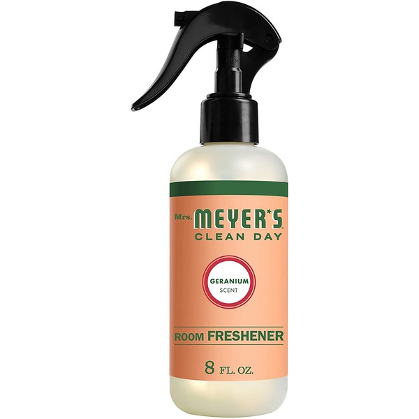 Mrs. Meyer's Clean Day Room Freshener Spray, Instantly Freshens the Air with Geranium Scent, 8oz