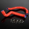 G-PLUS Silicone Radiator Coolant Hose Kit Clamps Compatible with Jeep