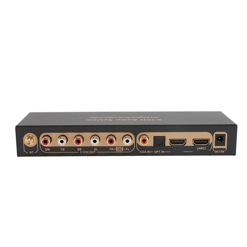 5.1 Channel Sound Decoder 192Khz/24Bit HD Multimedia Interface 4K ARC