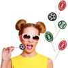 Fruidles Sports Tattoo Lollipop Suckers Candy, Great for Goody Party