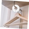 Ciieeo 50Pcs Clothes Dividers with Marker Pen Wardrobe Hangers for