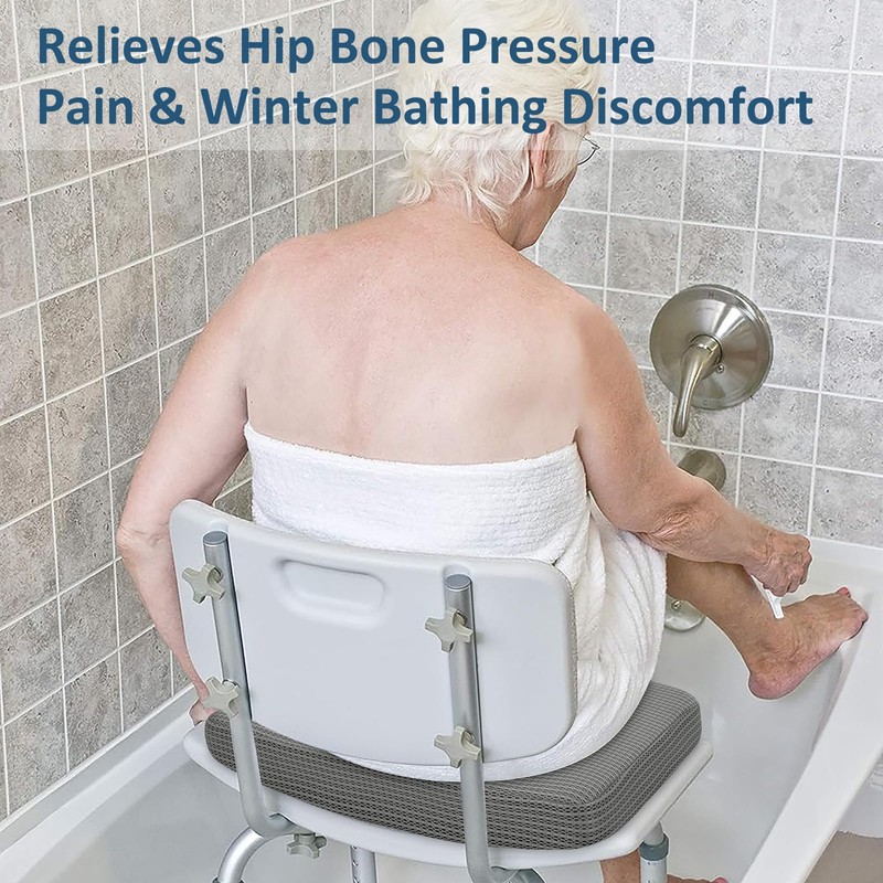 HAVARGO Shower Seat Cushion for Transfer Bench for Bathtub Shower