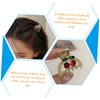 OHPHCALL Rhinestone Cherry Hair Clips for Women Small Design Hair