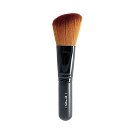 ETVOS Powder Brush, Teak and Highlight Makeup Brush, Diagonal Cut, Premium Taklon, 4.7 inches (12 cm)