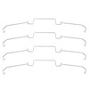 4 Pieces Mounting Buckles for Fan Computer Host Wire Hook