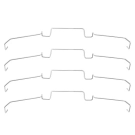 4 Pieces Mounting Buckles for Fan Computer Host Wire Hook Spring Fan Cooling Circlip Hook Bottom Steel Wire for DIY Computer Projects