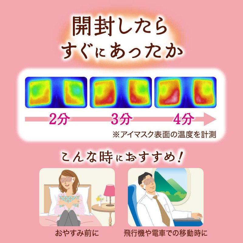 めぐりズム 蒸気でホットアイマスク オフホワイト 無香料 5枚入