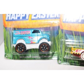 Hot Wheels lot of 3 Happy Easter 2015 NIP