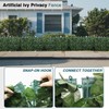 ECOOPTS 4'x12' Artificial Ivy Leaf Fence Screen with Mesh Back,