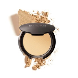 Maquillaje Compacto en Polvo Bissu | 15 Tonos disponibles Acabado Mate, Sin Aceites (06 Natural Beige, 8g)