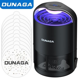 DUNAGA Sticky Fruit Fly Traps – 10 Glue Boards for Flies, Gnats, Mosquitoes & Bugs | Indoor Insect Catcher - Color: White