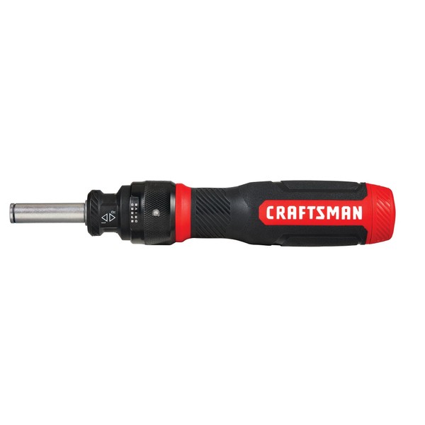 CRAFTSMAN Ratcheting Screwdriver, SpeedDrive, 2” Double Ended Bits Included, Handle