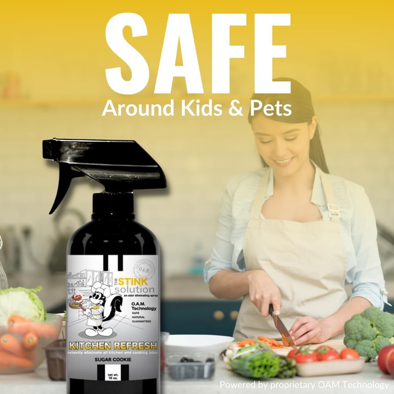 The Stink Solution Kitchen Odor Eliminator For Strong Odor: Garbage