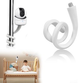 Gocheer Baby Monitor Mount, 360° 1/4 Screw Hole, 18" Adjustable, No Tools Required, Securely Fixed for Cribs, Strollers, Desks, Fits Most Baby Monitors