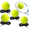 Wzenclave 4pcs Tennis Trainer Set with Elastic String Includes 4