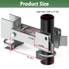 Fixirons Chain Link Fence Double Gate Latch for 1-5/8" or