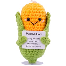 Mwmoeen Funny Pocket Hug Positive Potato, Creative Positive Potato Doll Gifts with Transparent Base Positive Card Best Friend Gifts for Girlfriend Small Gifts for Women (P11)