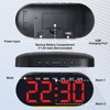Foyucool Digital Alarm Clock for Bedroom with Nightlight, 7" Large