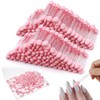 100pcs Chrome Applicator for Nails Dual-Sided Eyeshadow Sponge Applicator