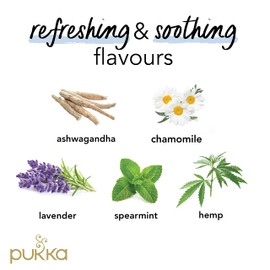 Pukka Herbs | Peace Organic Herbal Tea Box | Tea Infusion With Chamomile, Spearmint and Ashwagandha | Perfect For Calming | 4 packs | 80 Tea Bags