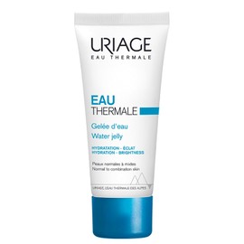 Uriage Eau Thermale gel hidratante con Ácido Hialurónico 40ml - 24H Hidratación Intensa y luminosidad. Gel facial fundente ligero y fresco para pieles normales a mixtas - Efecto refrescante y aroma fresco - No comedogénico