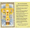 *Holy Card-"The Seven Sacraments" (Listed on Back) ...- (HC6-S2}