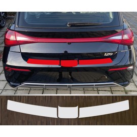 Compatible with Hyundai i20 from 2023, Perfect Fit Paint Protection Film, Bumper Protection, Transparent