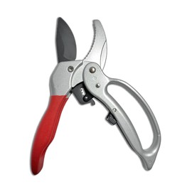Ratchet Anvil Pruning Shears,Anvil Pruner For Gardening,Hand Pruners for Tree trimming,Carbon Steel Garden clippers, Garden Shear, Pruning Shear,Heavy Duty ratchet shears for Hardy branches,deadwoods