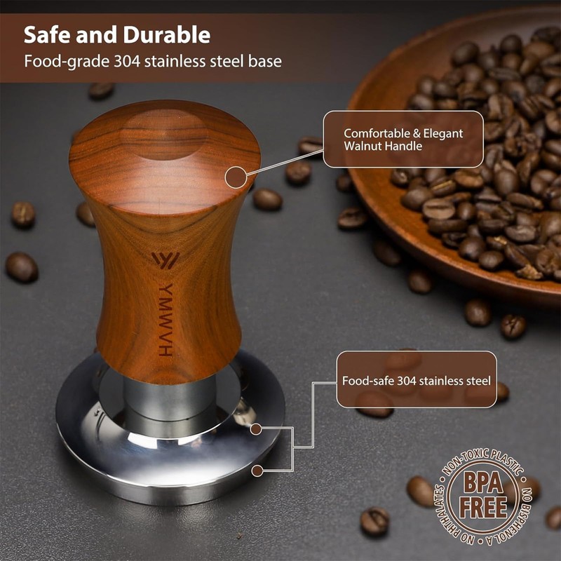 YMWVH Coffee Tamper 58.3mm Espresso Tampers