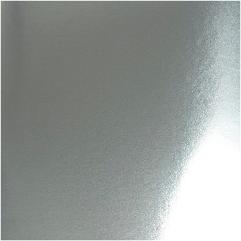 Metallic Foil Card, A4 21x30 cm, 280 g, silver, 10sheets