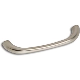 OBF 08 2660 27 Grimme Limnos Drawer Handle Width 76 mm Drawer Handle ZN Nickel-Plated Matte Silver Hole Spacing 64 mm