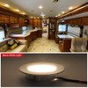 RVZONE 6 Pack RV Boat Recessed Ceiling Light 12 Volt